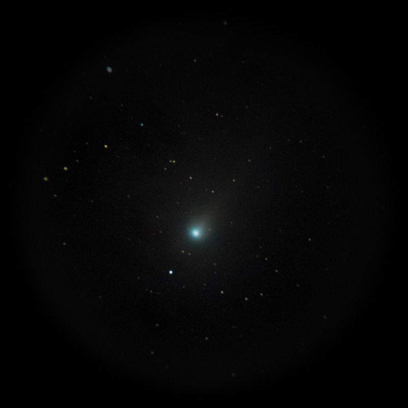 2024/3/4 に望遠鏡で撮影したポンス・ブルックス彗星